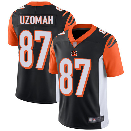 Cincinnati Bengals Limited Black Men C J  Uzomah Home Jersey NFL Footballl #87 Vapor Untouchable->cincinnati bengals->NFL Jersey